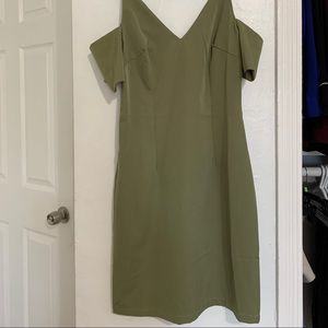 Fashion Nova Olive Green Bodycon Dress
